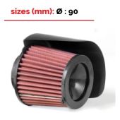 Conisch Carbon racing filter BMC diam 90mm