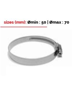 Collier inox BMC diam50-70mm