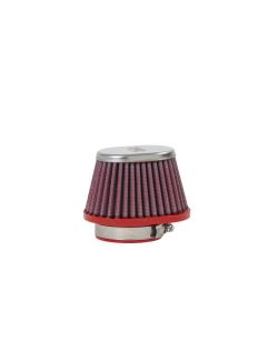 BMC Right Chrome Conical Motorcycle Carbu Filter, Diam 55mm