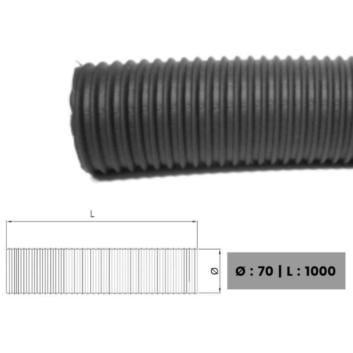 BMC rubber flexible tube 70x1000